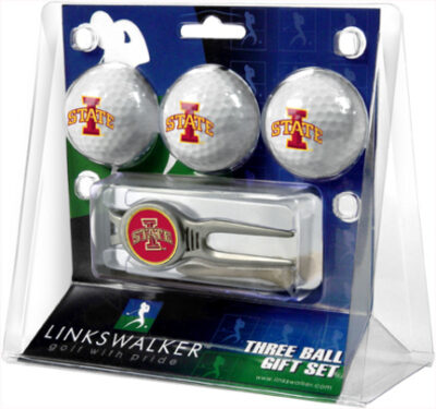 Iowa State Cyclones 3 Ball Golf Gift Pack with Kool Tool