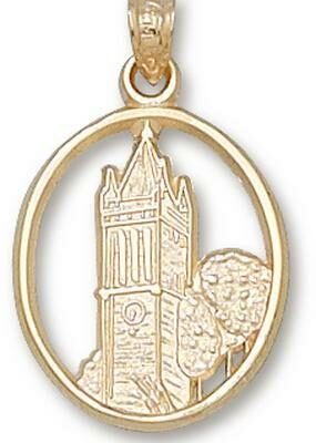 Iowa State Cyclones "Campanile" Pendant - 14KT Gold Jewelry