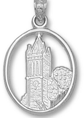 Iowa State Cyclones "Campanile" Pendant - Sterling Silver Jewelry