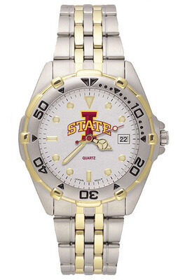 Iowa State Cyclones "Cyclone" All Star Watch with Stainless Steel Band - Men's from Logo Art