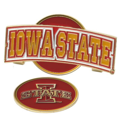 Iowa State Cyclones Slider Clip with Golf Ball Marker (Set of 3)