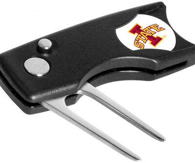 Iowa State Cyclones Spring Action Divot Tool with Golf Ball Marker (Set of 2)