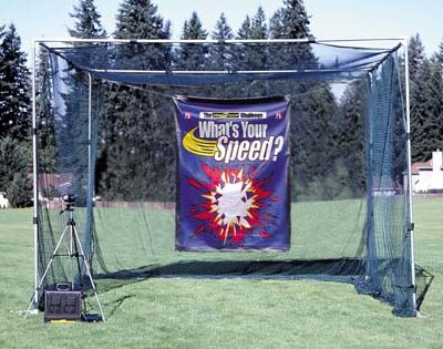 JUGS SPEED™ Challenge Fundraiser Package (Radar Gun, Readout Display, Multi-Sport Instant Cage and Backdrop) - 3 Digit Readout