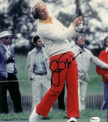 Jack Nicklaus Autographed "Golfing" 8" x 10" Photograph (Unframed)