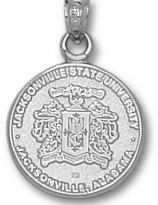 Jacksonville State Gamecocks "Crest" Pendant - Sterling Silver Jewelry