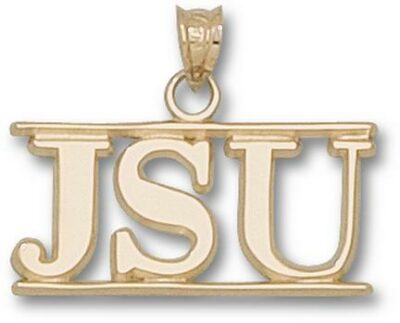 Jacksonville State Gamecocks "JSU" Pendant - 10KT Gold Jewelry