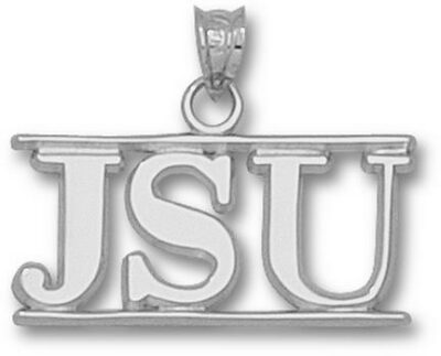 Jacksonville State Gamecocks "JSU" Pendant - Sterling Silver Jewelry