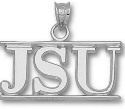 Jacksonville State Gamecocks "JSU" Pendant - Sterling Silver Jewelry