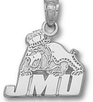 James Madison Dukes "JMU Bulldog" Pendant - Sterling Silver Jewelry