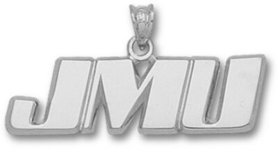 James Madison Dukes "JMU" Pendant - Sterling Silver Jewelry