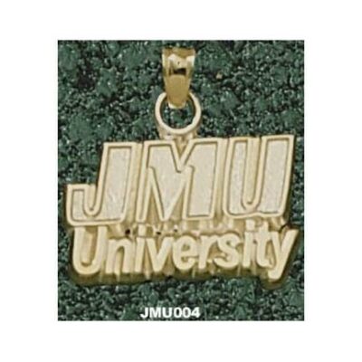 James Madison Dukes "JMU University" Pendant - 10KT Gold Jewelry