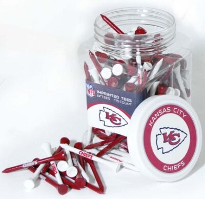 Jar of Kansas City Chiefs Golf Tees (175 Tees)