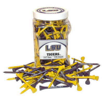 Jar of Louisiana State (LSU) Tigers Golf Tees (175 Tees)