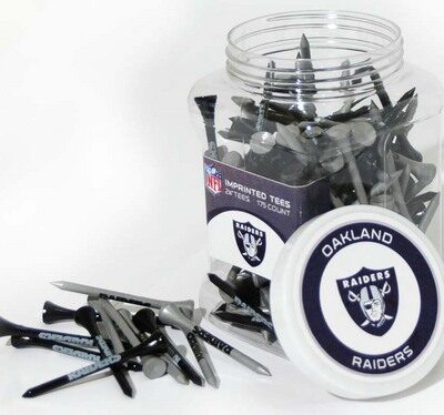 Jar of Oakland Raiders Golf Tees (175 Tees)