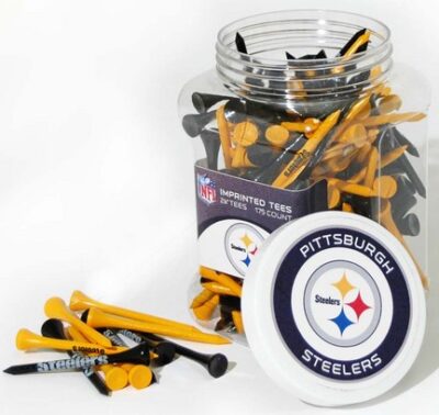 Jar of Pittsburgh Steelers Golf Tees (175 Tees)