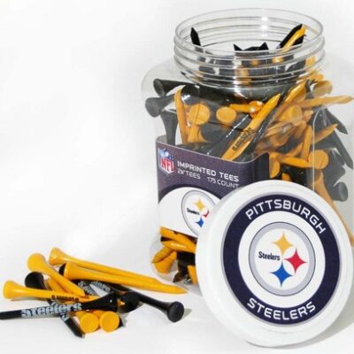 Jar of Pittsburgh Steelers Golf Tees (175 Tees)