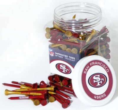 Jar of San Francisco 49ers Golf Tees (175 Tees)