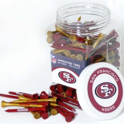 Jar of San Francisco 49ers Golf Tees (175 Tees)