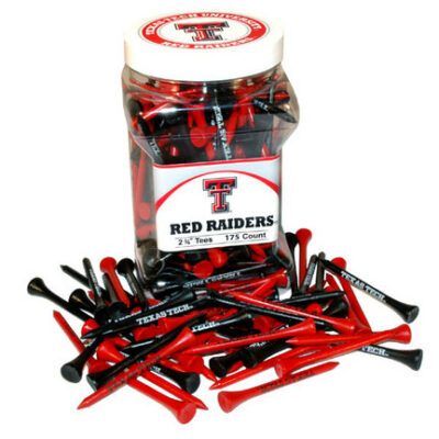 Jar of Texas Tech Red Raiders Golf Tees (175 Tees)