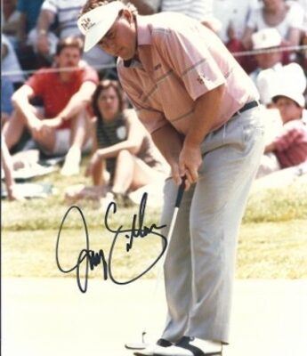 Joey Sindelar Autographed Golf 8" x 10" Photograph (Unframed)