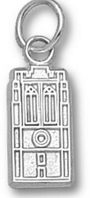 John Carroll Blue Streaks "Grasselli Tower" 1/2" Charm - Sterling Silver Jewelry