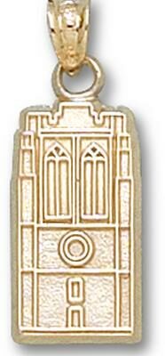 John Carroll Blue Streaks "Grasselli Tower" 5/8" Pendant - 10KT Gold Jewelry