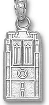 John Carroll Blue Streaks "Grasselli Tower" 5/8" Pendant - Sterling Silver Jewelry