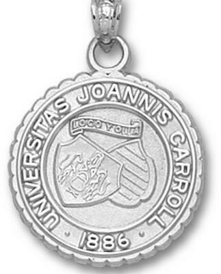 John Carroll Blue Streaks "Seal" Pendant - Sterling Silver Jewelry