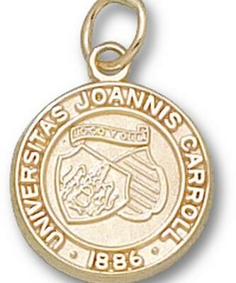 John Carroll Blue Streaks Small "Seal" Charm - 10KT Gold Jewelry