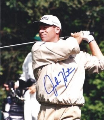 John Hutson Autographed Golf 8" x 10" Photograph (Unframed)