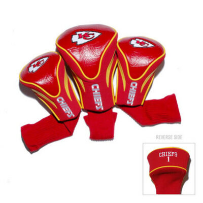 Kansas City Chiefs Contour Fit Golf Headcover (3-Pack)