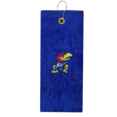 Kansas Jayhawks 16" x 25" Embroidered Golf Towel (Set of 2)