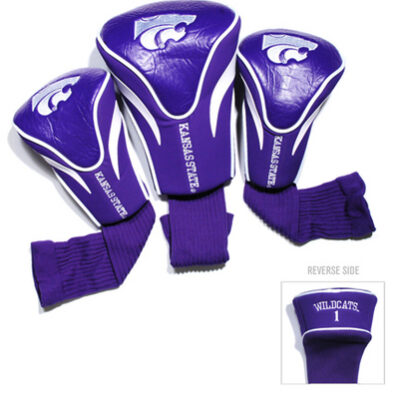 Kansas State Wildcats Contour Fit Golf Headcover (3-Pack)