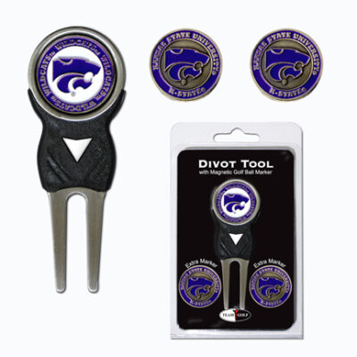 Kansas State Wildcats Golf Ball Marker and Divot Tool Pack