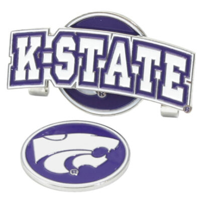 Kansas State Wildcats Slider Clip with Golf Ball Marker (Set of 3)