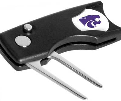 Kansas State Wildcats Spring Action Divot Tool with Golf Ball Marker (Set of 2)