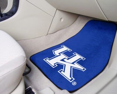 Kentucky Wildcats 27" x 18" Auto Floor Mat (Set of 2 Car Mats - with "UK")