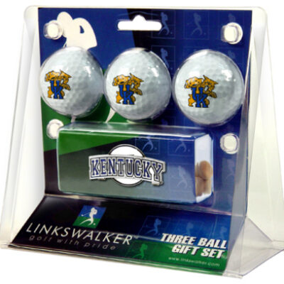 Kentucky Wildcats 3 Ball Gift Pack with Hat Clip