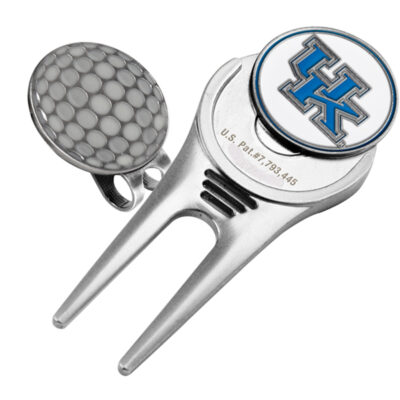 Kentucky Wildcats Divot Tool Hat Clip with Golf Ball Marker (Set of 2)