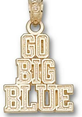 Kentucky Wildcats "Go Big Blue" Pendant - 10KT Gold Jewelry