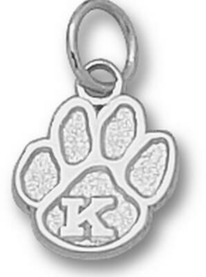 Kentucky Wildcats "K Paw" 3/8" Charm - Sterling Silver Jewelry