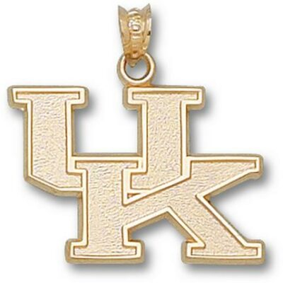 Kentucky Wildcats New "UK" 5/8" Pendant - 10KT Gold Jewelry