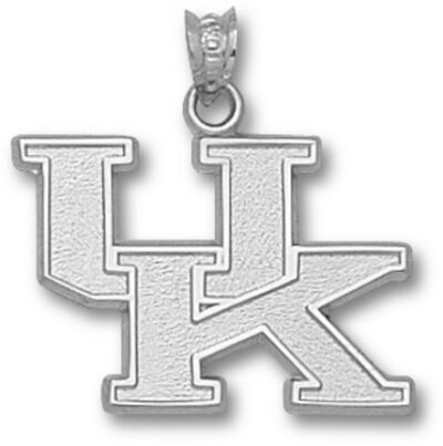 Kentucky Wildcats New "UK" 5/8" Pendant - Sterling Silver Jewelry