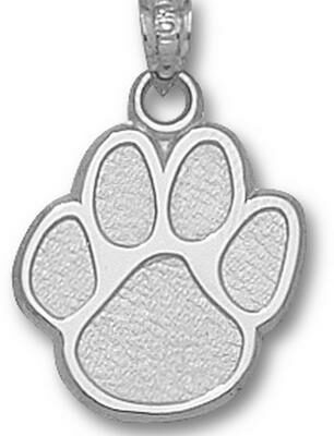 Kentucky Wildcats "Paw" 5/8" Pendant - Sterling Silver Jewelry