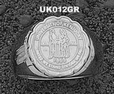 Kentucky Wildcats "Seal" Men's Ring Size 10 3/4 - Sterling Silver Jewelry