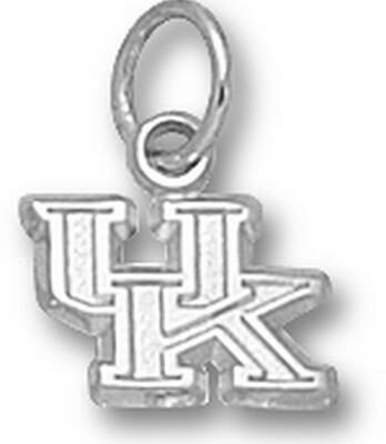 Kentucky Wildcats "UK" 1/4" Charm - Sterling Silver Jewelry