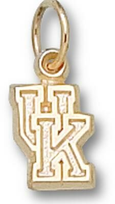 Kentucky Wildcats "UK" 3/16" Charm - 14KT Gold Jewelry