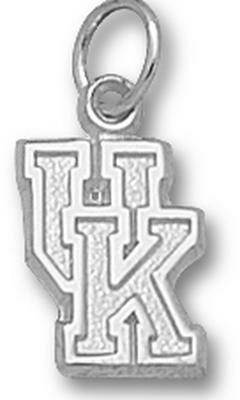 Kentucky Wildcats "UK" 5/16" Charm - Sterling Silver Jewelry