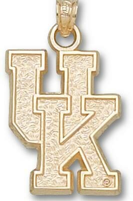 Kentucky Wildcats "UK" Pendant - 14KT Gold Jewelry