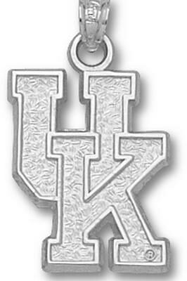 Kentucky Wildcats "UK" Pendant - Sterling Silver Jewelry